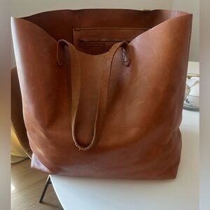 Madewell leather tote
